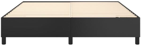 vidaXL Boxspringbettgestell Schwarz 160x200 cm Kunstleder 3121053 Bild 4