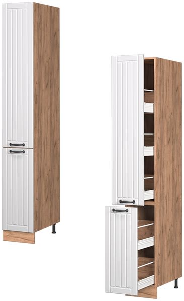 Apothekerschrank Fame-Line Weiß Landhaus 30 cm Vicco Bild 5