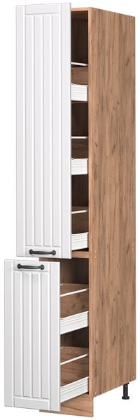 Apothekerschrank Fame-Line Weiß Landhaus 30 cm Vicco Bild 4