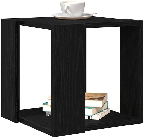 vidaXL Couchtisch Schwarz Eichen-Optik 32 x 32 x 30 cm Holzwerkstoff 873912 Bild 3