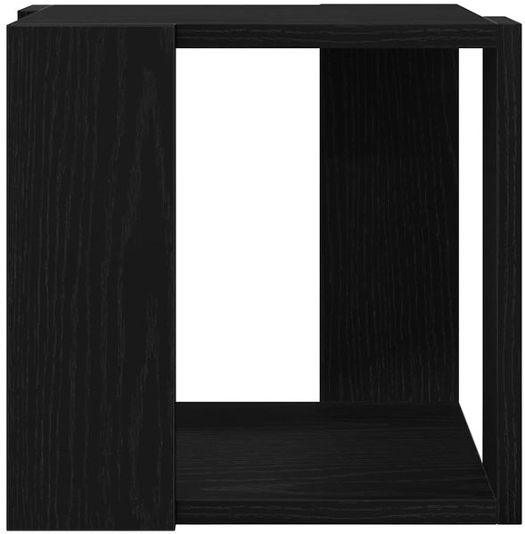 vidaXL Couchtisch Schwarz Eichen-Optik 32 x 32 x 30 cm Holzwerkstoff 873912 Bild 5
