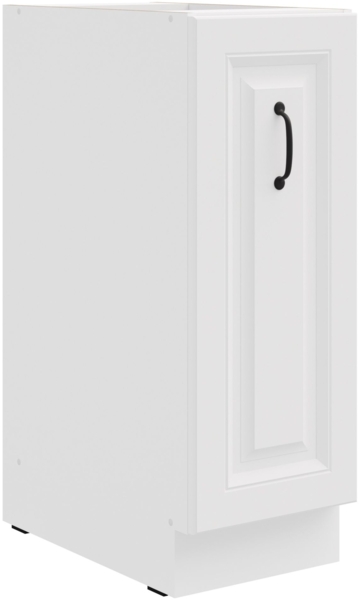 Unterschrank 30 Schrankauszug Stilo Weiß Küchenzeile Küchenblock Küche Landhaus