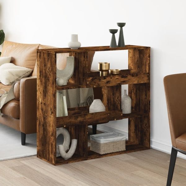 vidaXL Raumteiler Räuchereiche 100x33x94,5 cm Holzwerkstoff 3309478