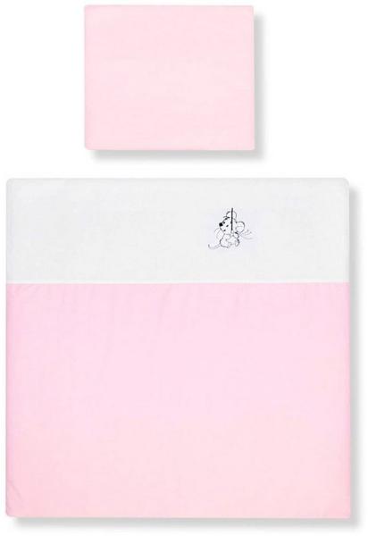 Amilian Babybettwäsche Kinderwagenset - 2tlg. Kinderbettwäsche - 80x80cm + 35x40cm, 100% Baumwolle, 2 teilig, Bettwäscheset für Kinderwagen, Wiege, Babybett - Baby Bettwäsche