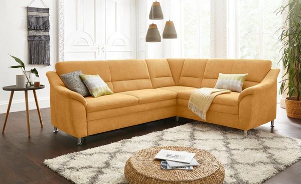 sit&more Ecksofa Cardoso L-Form, mit Federkern, wahlweise mit Bettfunktion und Schubkasten