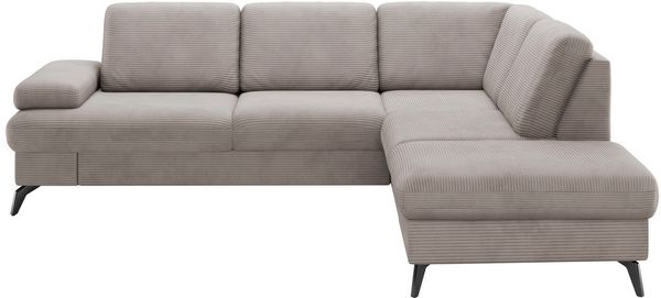sit&more Ecksofa Morris Jubi L-Form, B: 238 cm, mit Armteilfunktion & 1 Zierkissen, optional Bettfunktion