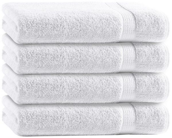 TRENDBUY24 Handtuch Set Handtücher Duschtücher Gästetücher Baumwolle Frottee Premium 4er Set, 100% Baumwolle (4-St), Duschtuch