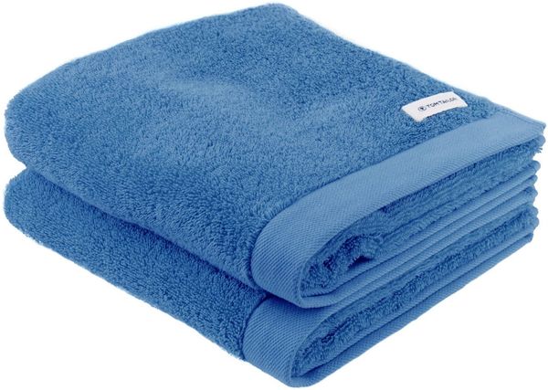 TOM TAILOR HOME Handtuch COLOR BATH, Frottier (2-St), 100% Baumwolle, 50x100 cm, uni, große Farbauswahl