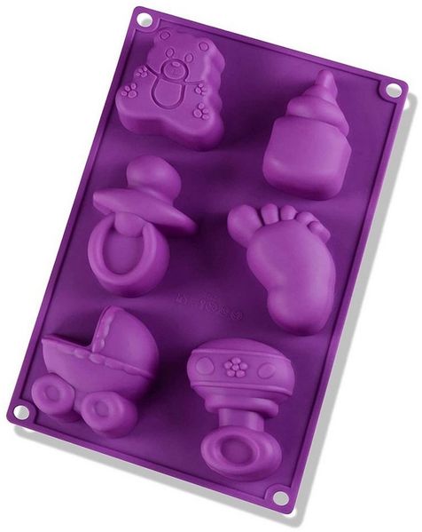 wisefood Backform Silikonform Baby - lila 29 x 17 x 3 cm, (1-tlg)