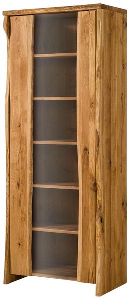 Vitrine Wildeiche 81x45x204 natur geölt PURE OAK #107