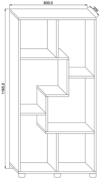 VCM Kommode & Sideboard Pintal 913987 Weiß H. 62 x B. 117 x T. 20 cm Bild 2
