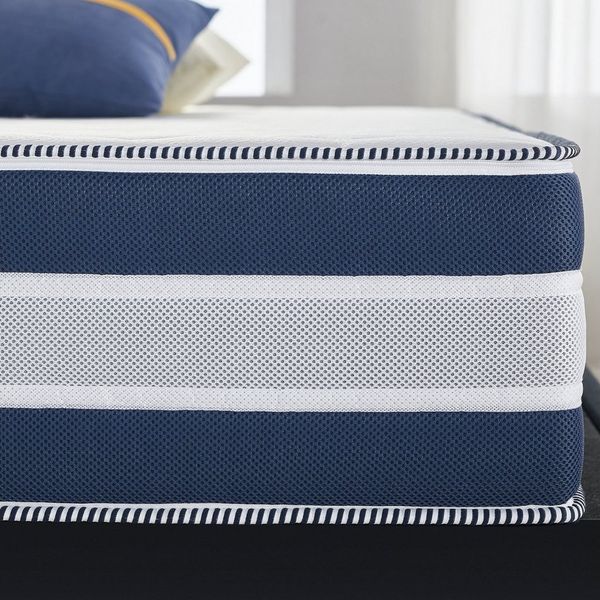 Arensberger ® Relaxx 7 Zonen Wellness Matratze mit 3D-Memory Foam, 90x200 cm, Höhe 25cm, Raumgewicht 50 kg/m³, DREI Schichten: Kaltschaum + Visco Smart Schaum + Gel Schaum