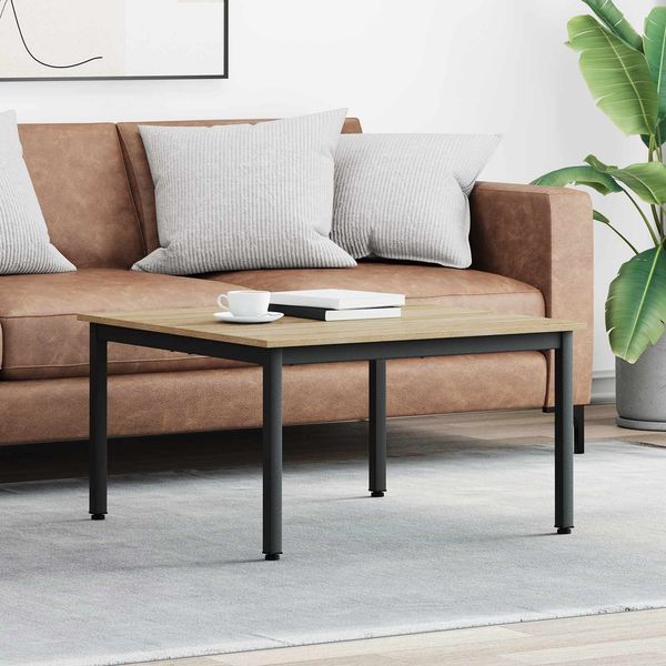 vidaXL Couchtisch Sonoma 80 x 80 x 45 cm Holzwerkstoff 892579