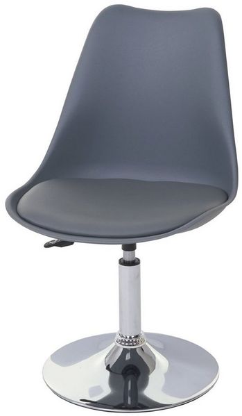 MCW Esszimmerstuhl Vaasa T501-K (1er), Höhenverstellbar, drehbar, Bequeme Formgebung, 50er Jahre Stil