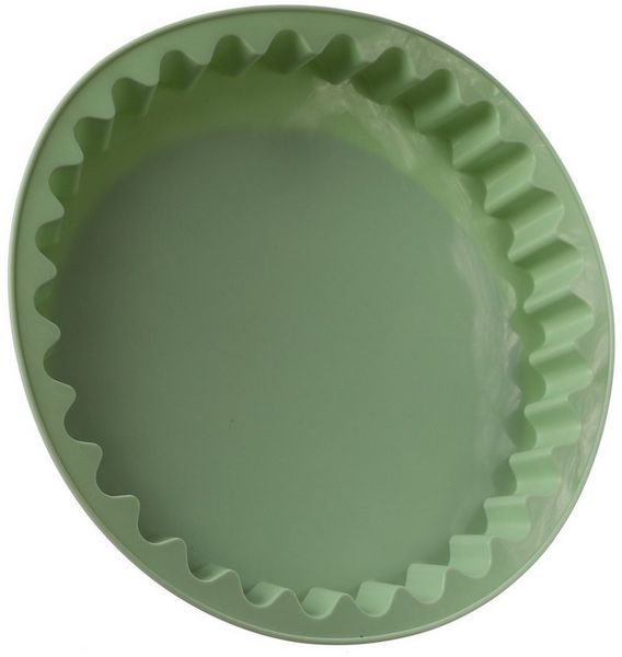 MARELIDA Obstkuchenform Backform Silikon mintgrün 26,5cm Kuchenform Tarteform Quicheform rund, (1-tlg)