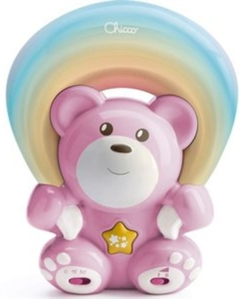Chicco Regenbogenprojektor Bär (3 Farben) Rosa Bild 6
