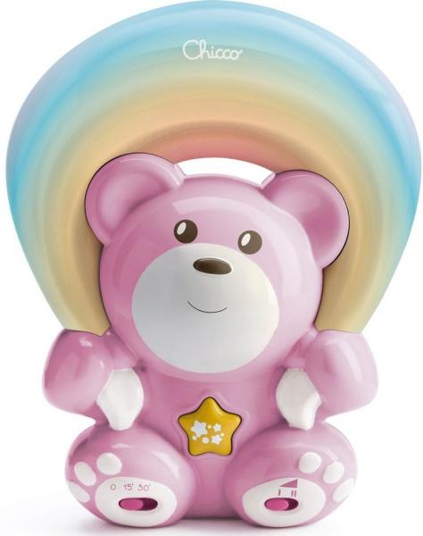 Chicco Regenbogenprojektor Bär (3 Farben) Rosa