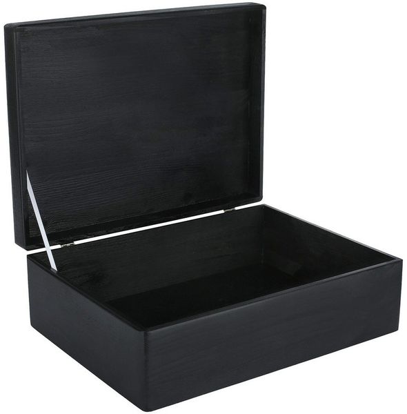Creative Deco Aufbewahrungsbox XL Große Holzkiste mit Deckel, 40x30x14 cm, Erinnerungsbox Baby