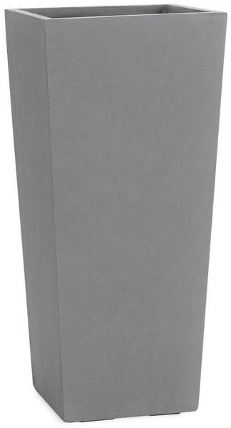 Pflanzwerk® Pflanzkübel CONIC Premium Blumenkübel Pflanzsäule Fiberglas mit Lotus-Effekt, Fiberglas - Handgefertigt - Rechteckig - Frostbeständig