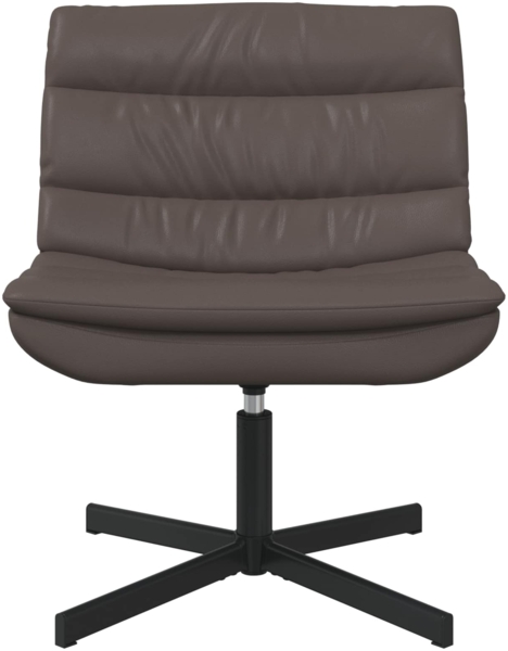 vidaXL Drehstuhl Braun 63 x 75 x 76 cm Glänzendes PU 42007347