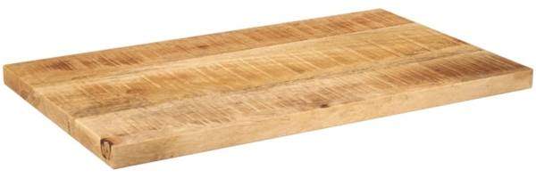 vidaXL Tischplatte 50x30x3,8 cm Rechteckig Raues Massivholz Mango 371368