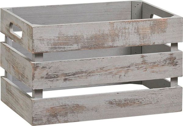 VINTAGE Aufbewahrungskoffer, Holz, 31 x 21 x 19 cm, ZELLER