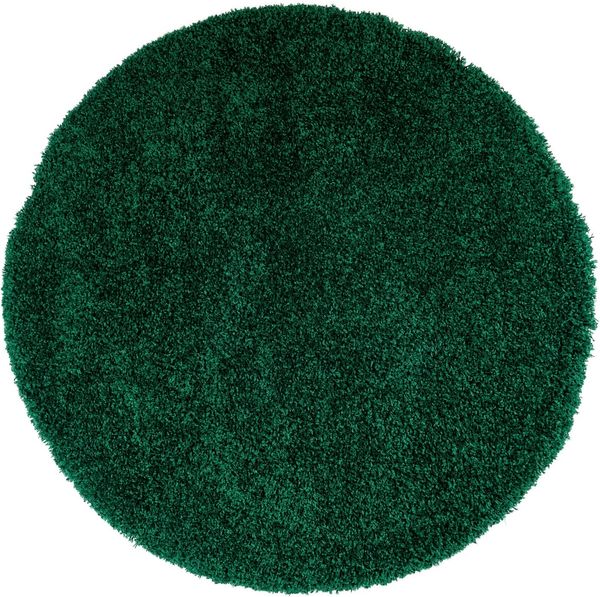 OTTO home Teppich Viva rund, rund, Höhe: 45 mm, Uni-Farben, einfarbig, besonders weich und kuschelig, Wohnzimmer