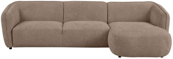 Home affaire Ecksofa OSTRUP Rundsofa, L-Form, Naturtöne, Boucle oder Chenille, Breite 280 cm, organische Form mit sanften Rundungen Bild 2
