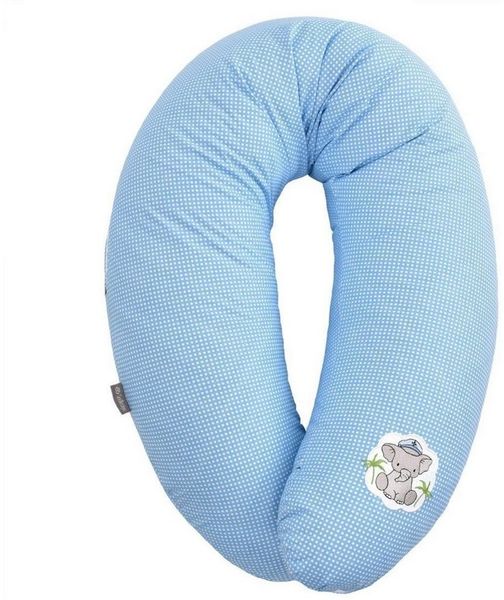 SEI Design Stillkissen Seitenschläferkissen Babynestchen Kuschelnest 170x30 cm, Schwangerschaftskissen mit Bezug, Schwangerschaftskissen mit Bezug, Bezug 100% Baumwolle
