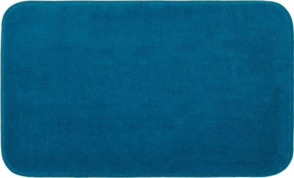 Gözze Badematte Rio Premium, Höhe 18 mm, rutschhemmend beschichtet, schnell trocknend, fußbodenheizungsgeeignet, Polyester, rechteckig, Badteppich, Uni Farben, waschbar, rechteckig & rund erhältlich