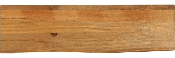 vidaXL Tischplatte mit Baumkante 100x30x3,8 cm Massivholz Mango 370576