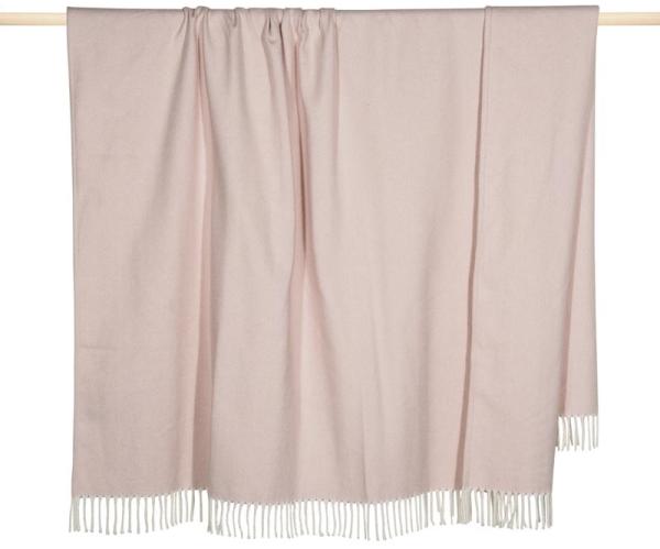 pad Decke 150x200 cm Fine Edge rose 50% Baumwolle 50% Polyacrylic