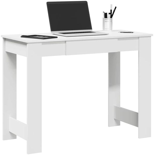 vidaXL Schreibtisch Weiß 100x45x75 cm Holzwerkstoff 860427