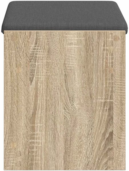 vidaXL Flurbank mit Kissen mit Regal Sonoma-Eiche 63 x 38 x 45 cm 891570 Bild 6