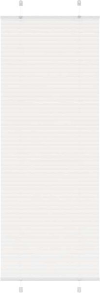 vidaXL Plissee Weiß 70x200 cm Stoffbreite 69,4 cm Polyester 4015511