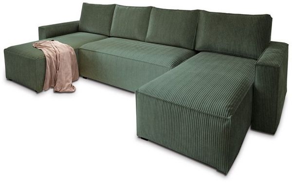 Masseno Ecksofa ASPRA mit Schlaffunktion U-Form, Sofa mit Bettkasten Bild 4