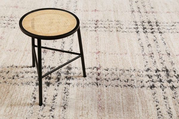Esprit Hochflor-Teppich Nora ESP-80336, rechteckig, Höhe: 30 mm, Shaggy, Langflor, mit Karo-Muster, Wohnzimmer
