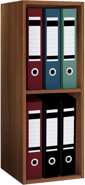 VCM Büroregal & Bücherregal Offas 916747 Kern-Nussbaum H. 72 x B. 34 x T. 30 cm