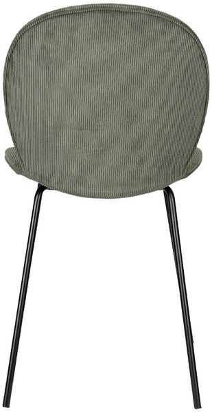 Esszimmerstuhl BONNET GRÜN von ZUIVER mit trendigen Cordstoff Bild 5