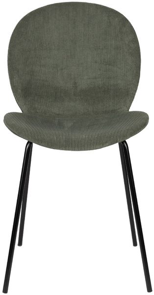 Esszimmerstuhl BONNET GRÜN von ZUIVER mit trendigen Cordstoff Bild 2