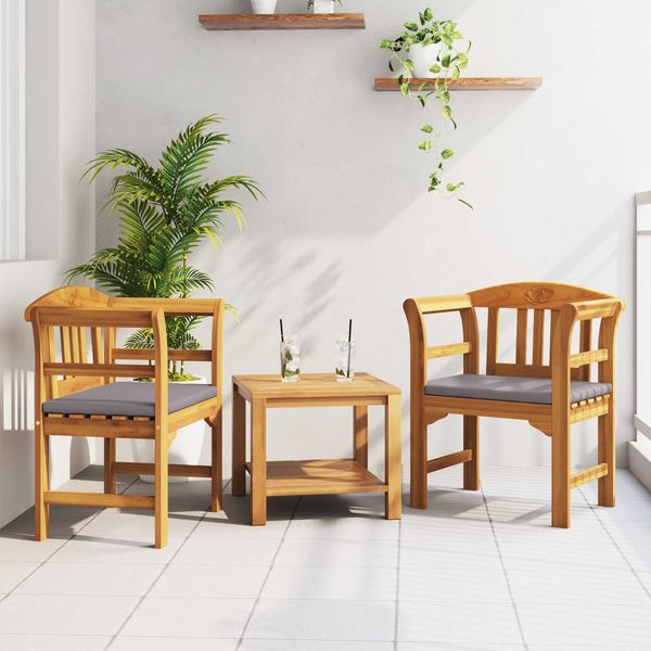vidaXL Rosenbank Natur 68,5 x 46 x 82,5 cm Massivholz Akazie 42024778