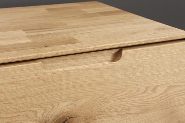 Vitrine 100x200cm "Kent" Wildeiche massiv