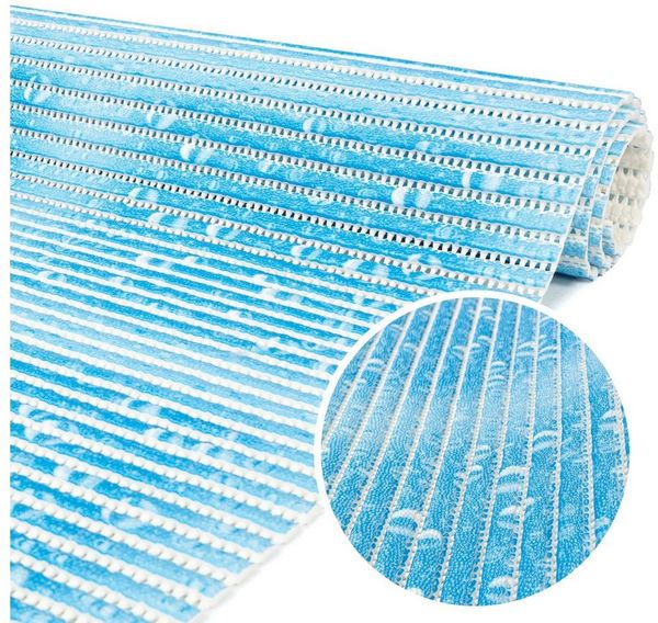 ANRO Schaum-Badematte Antirutschmatte Weichschaummatte Badezimmer Premium, Höhe 5 mm, strapazierfähig, Drainage Effekt, Rillen, wasserdurchlässig, rutschhemmend, pflegeleicht, Weich, fußbodenheizungsgeeignet, schnell trocknend, Rutschhemmend, mit Drain...