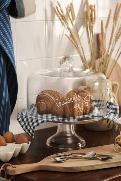 Ib Laursen - Tortenplatte Kuchenplatte aus Glas mit Fuß 8720-00