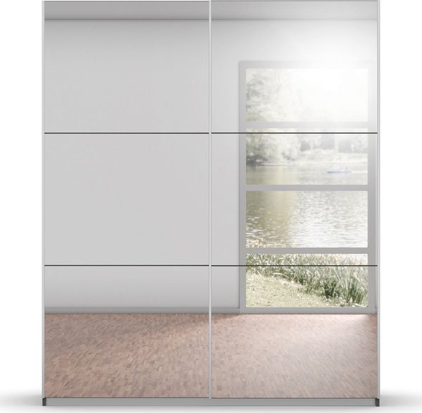 rauch Schwebetürenschrank Kleiderschrank Schrank Garderobe REFLECT inkl. praktischer Innenausstattung mit 2 Stoffboxen MADE IN GERMANY Bild 3