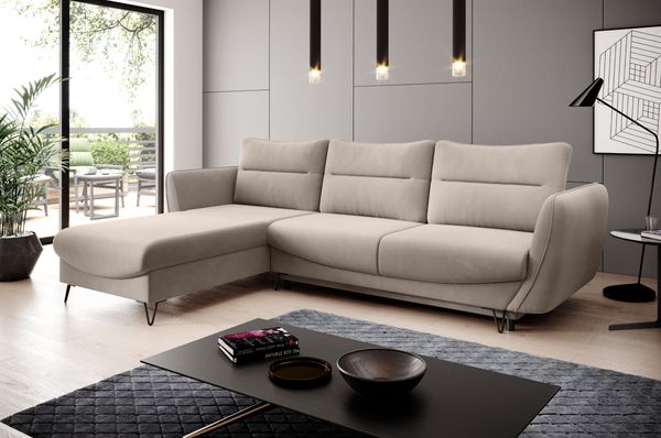 Wohnideebilder Silva Beige Couchgarnitur CO-SIL-LT-18SO