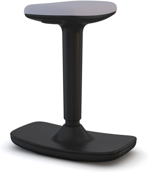 ASSMANN Steh-Sitzhocker Bari Schwarz 44x24x53cm Kunststoff