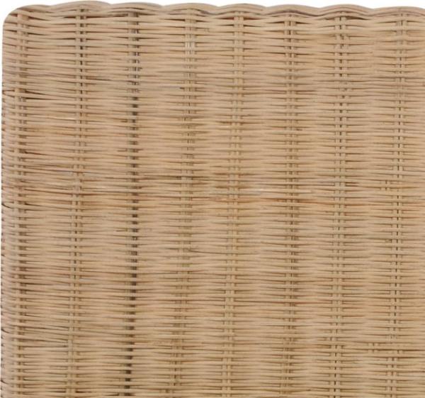 vidaXL Bettrahmen Handgewebt Echtes Rattan 160×200 cm 283089 Bild 6