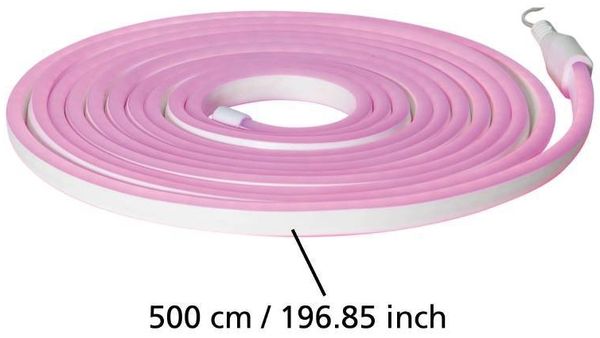 Eglo 900219 LED-Stripes FLATNEONLED rosa L:500cm H:0. 6cm mit Kabel+Stecker IP44