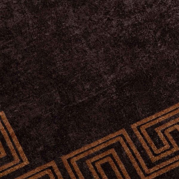 vidaXL Teppichläufer MARSA Schwarz 100 x 300 cm Polyester und PVC 42023296 Bild 6